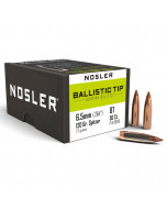 NOSLER Palle Ballistic Tip 264" 120gr SP Brown Tip #26120 (50pz)