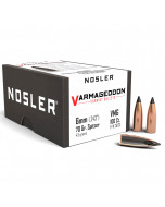 NOSLER Palle Varmageddon 243" 70gr FB Tipped Metallic-Black-Tip #26123 (100pz)