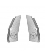 CZ 75 SP-01 Guance Zigrinate Lunghe Argento