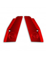 CZ 75 TS Guance Corte Zigrinato Rosso
