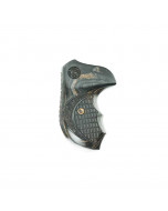 S&W Guance in Legno J Round Bateleur Silverblack Crocback Stipple with Crocback Backstrap Laser Logo