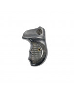 S&W Guance in Legno J Round Bateleur Silverblack Crockback/Stipple Laser Logo