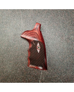 S&W Guance in Legno N Round Bateleur Super Rosewood Checkered Fleur-de-Lis