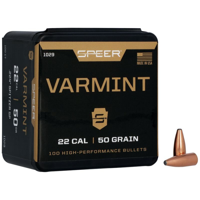 SPEER Palle Varmint Soft Point 224" 50gr SP #1029 (100pz)