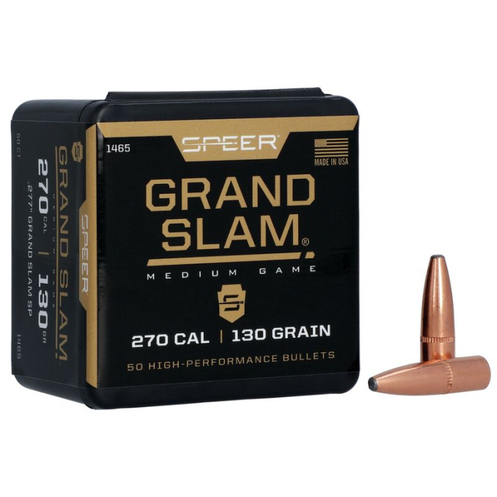 SPEER Palle Grand Slam 277" 130gr SP #1465 (50pz)