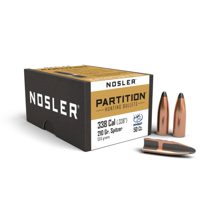 NOSLER Palle Partition 338" 210gr SP #16337 (50pz)