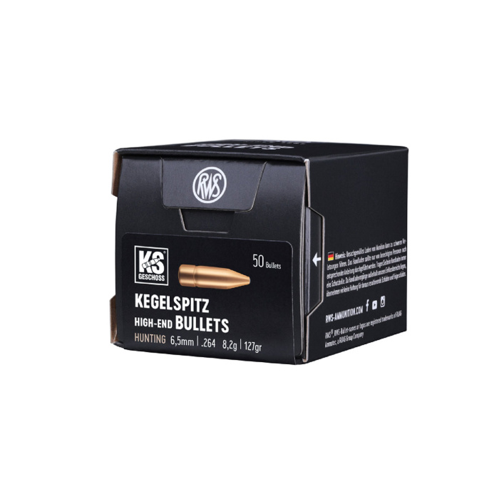 RWS Palle Kegelspitz 264" 127gr (50pz)