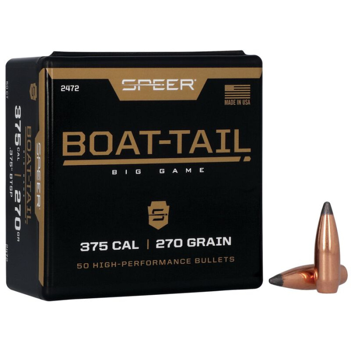 SPEER Palle Boat Tail 375" 270gr Spitzer BTSP #2472 (50pz)