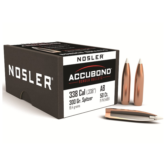 NOSLER Palle AccuBond 338" 300gr BT #58518 (50pz)