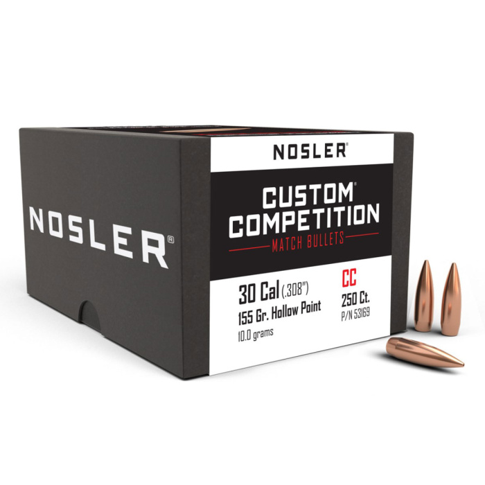 NOSLER Palle Competition 308" 155gr HPBT #53169 (250pz)