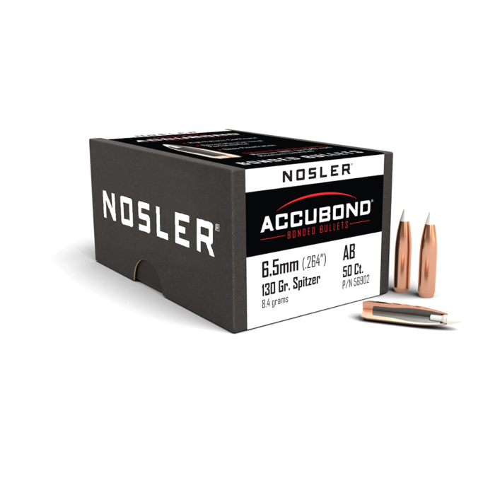 NOSLER Palle AccuBond 264" 130gr SP #56902 (50pz)