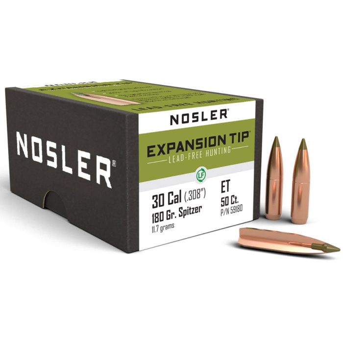 NOSLER Palle E-TIP 308" 180gr SP #59180 (50pz)