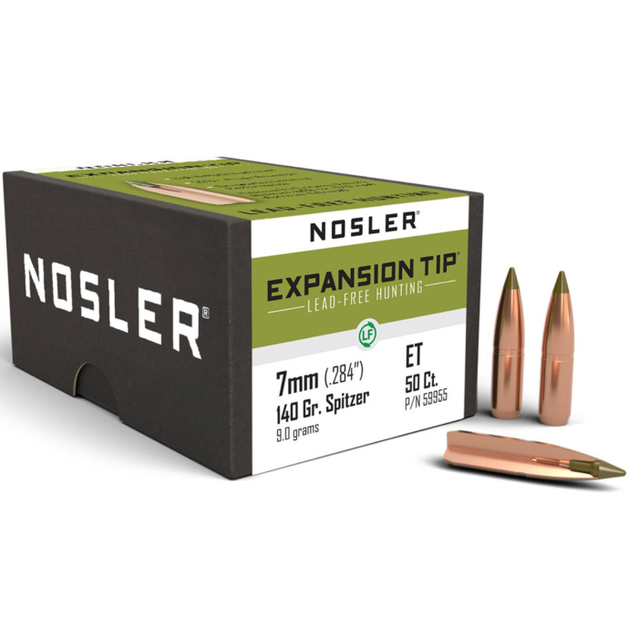 NOSLER Palle E-TIP 284" 140gr SP #59955 (50pz)