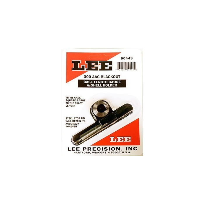 LEE Case Lenght Gauge & Shell Holder 300 AAC Blackout #90443