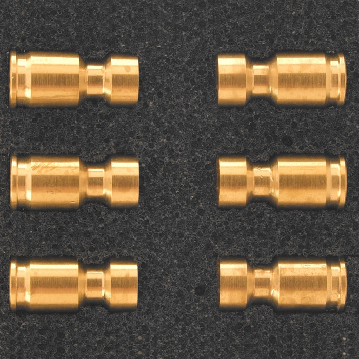 Aravon's Kit 6 bossoli 9x19 Luger Parabellum tiro indoor