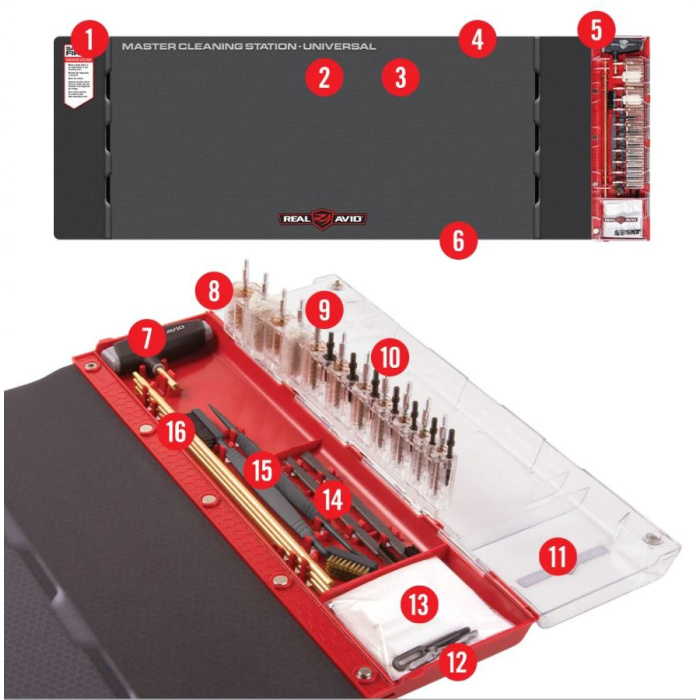 REAL AVID Universal Master Cleaning Stations Stazione di Pulizia Universale #AVMCS-U