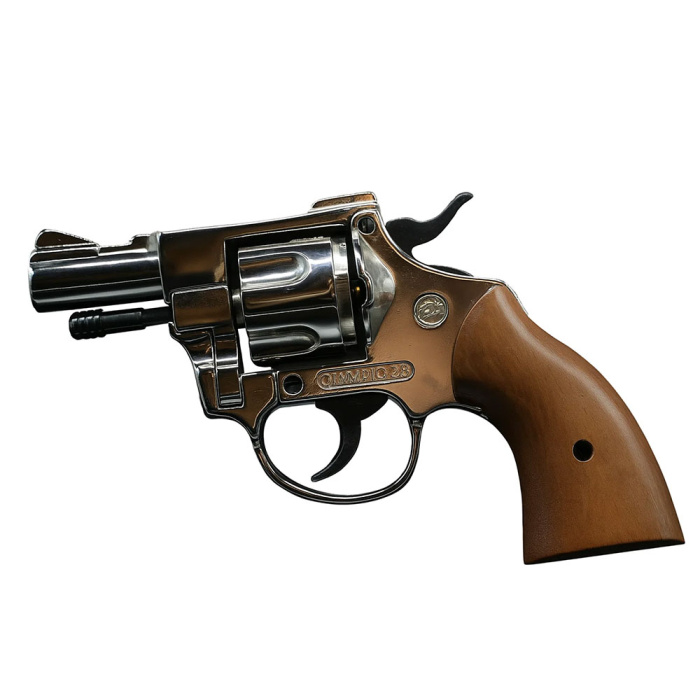 Revolver a Salve BRUNI Modello Olympic 38 Cal. 380 Top Firing Nikel
