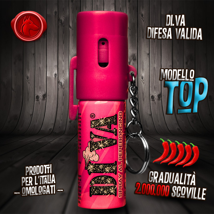 Spray al Peperoncino DIVA Top 2.000.000 Scoville | Pink