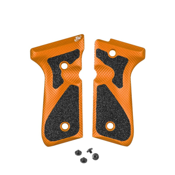 TONI SYSTEM Guancette 3D per Beretta 92-96-98 Elite LTT-M9A1 Arancione