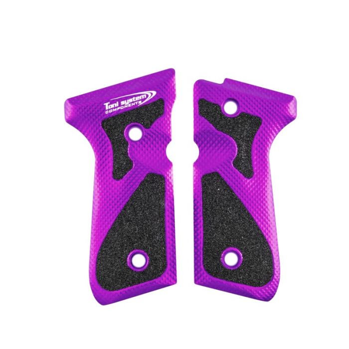 TONI SYSTEM Guancette 3D per Beretta 92-96-98 Elite LTT-M9A1 Viola