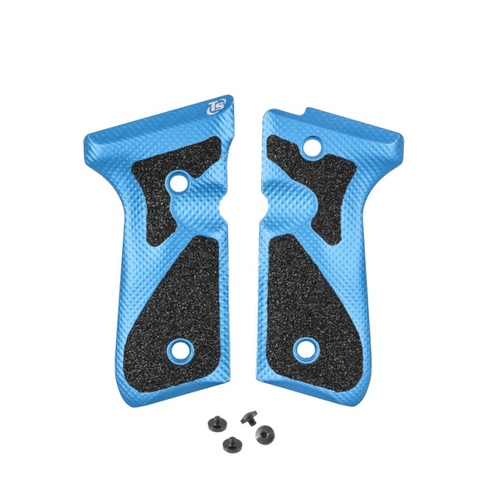 TONI SYSTEM Guancette 3D per Beretta 92-96-98 Elite LTT-M9A1 Blu