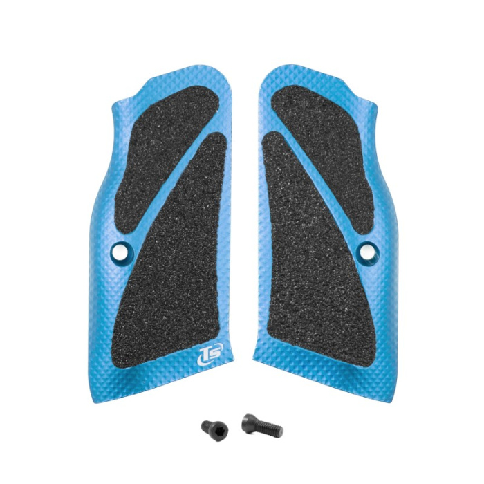 TONI SYSTEM Guancette X3D Lunghe - Fusto Small per Tanfoglio Blu