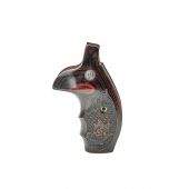 S&W Guance in Legno N Round Rosewood Checkered Engraved with Silver Medallions