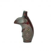 S&W Guance in Legno N Round Rosewood Checkered Engraved with Laser Logo